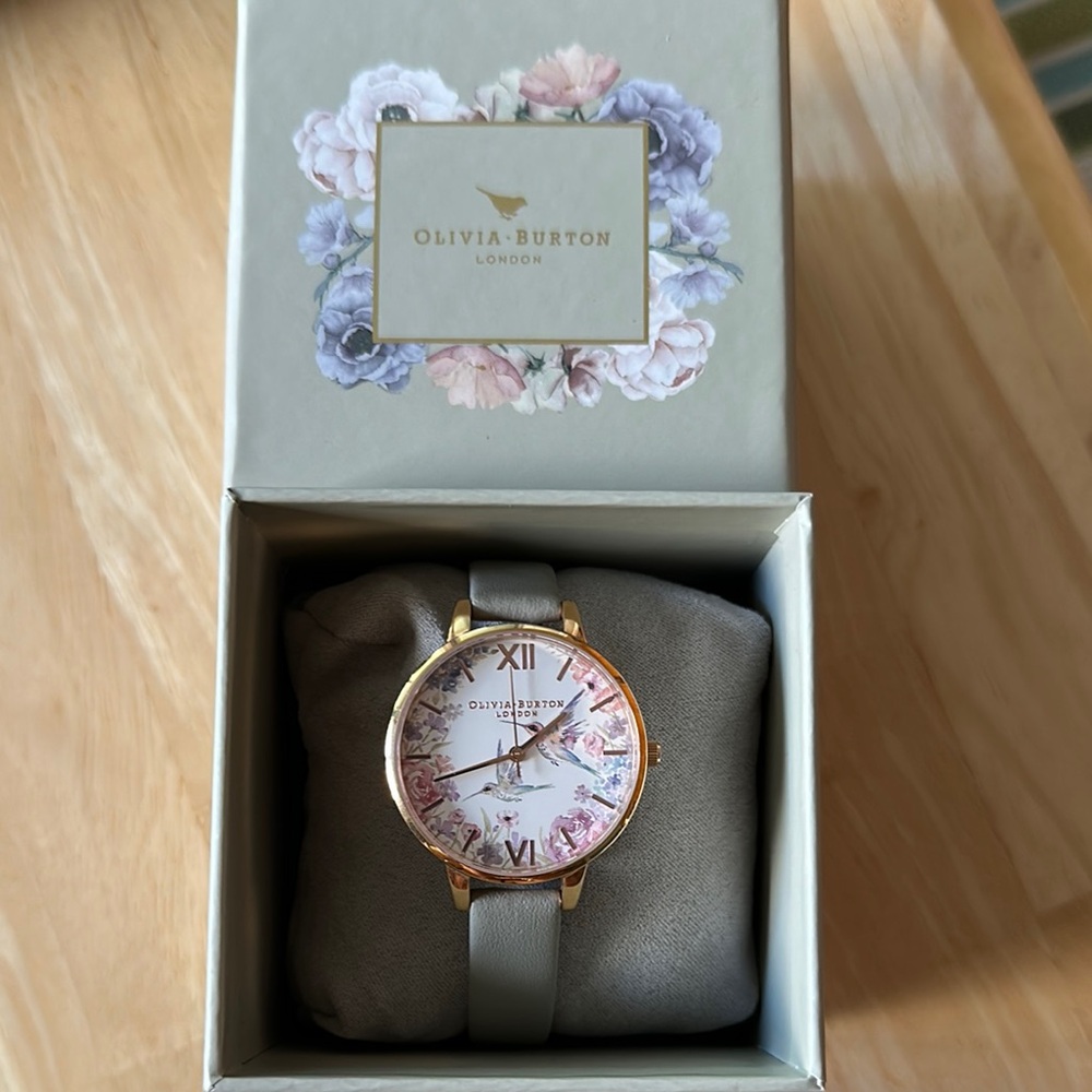 Olivia Burton Gold Cream Watch Elegant Accessories